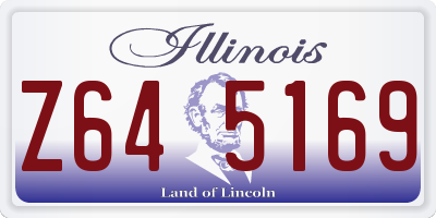 IL license plate Z645169