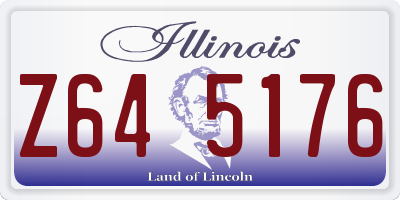 IL license plate Z645176