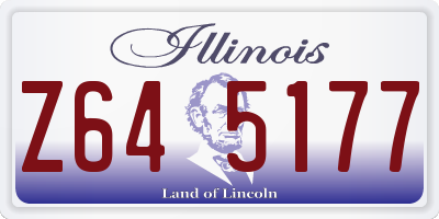 IL license plate Z645177