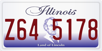IL license plate Z645178