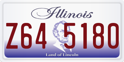 IL license plate Z645180