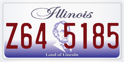 IL license plate Z645185