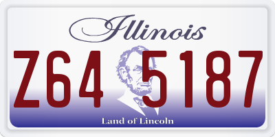 IL license plate Z645187