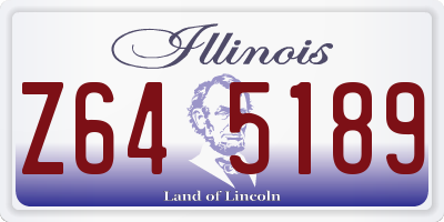 IL license plate Z645189