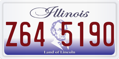 IL license plate Z645190