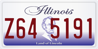 IL license plate Z645191
