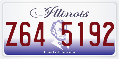 IL license plate Z645192