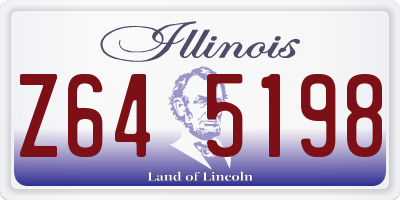 IL license plate Z645198