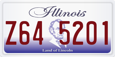 IL license plate Z645201