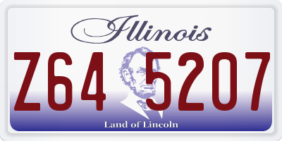 IL license plate Z645207