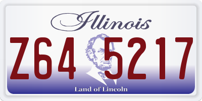 IL license plate Z645217