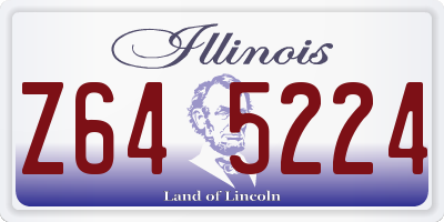 IL license plate Z645224