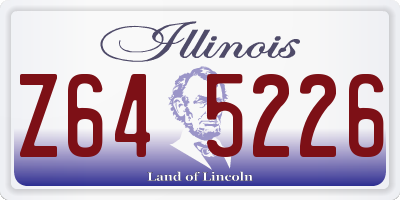 IL license plate Z645226