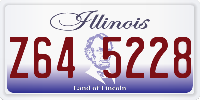 IL license plate Z645228
