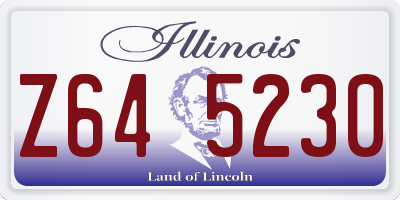IL license plate Z645230