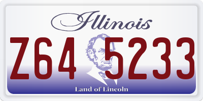 IL license plate Z645233