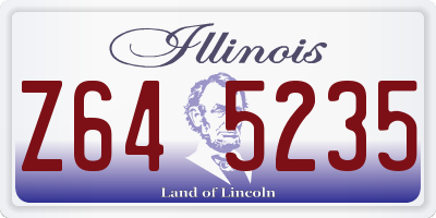 IL license plate Z645235