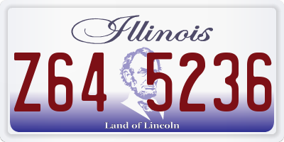IL license plate Z645236