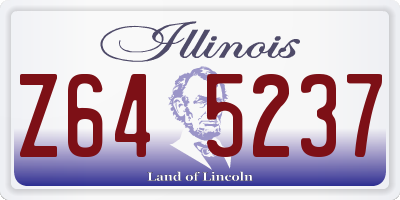 IL license plate Z645237
