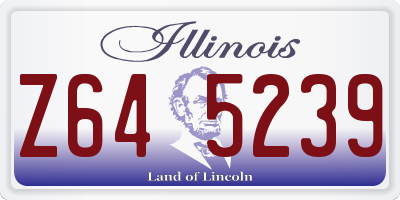 IL license plate Z645239
