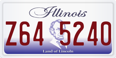 IL license plate Z645240