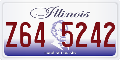 IL license plate Z645242