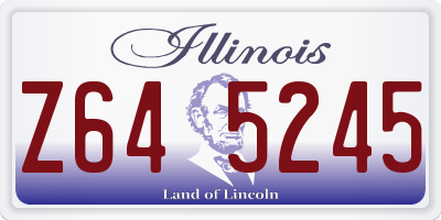 IL license plate Z645245