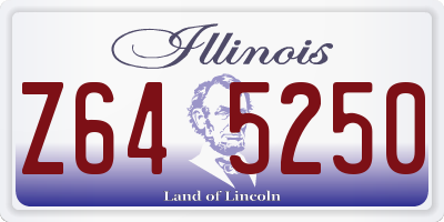 IL license plate Z645250