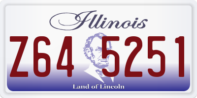 IL license plate Z645251