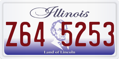 IL license plate Z645253