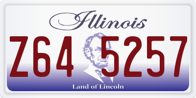IL license plate Z645257