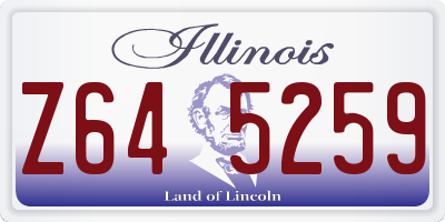 IL license plate Z645259