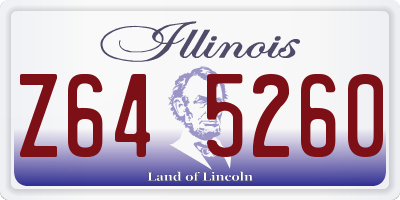 IL license plate Z645260
