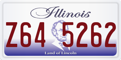 IL license plate Z645262