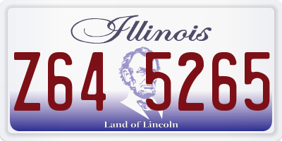 IL license plate Z645265