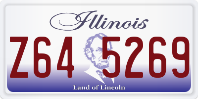 IL license plate Z645269