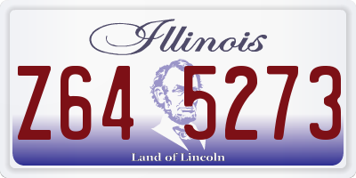 IL license plate Z645273