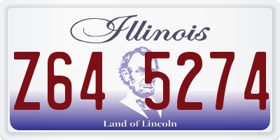 IL license plate Z645274