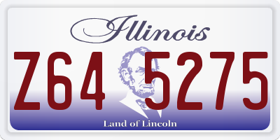 IL license plate Z645275
