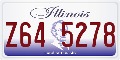 IL license plate Z645278