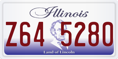 IL license plate Z645280