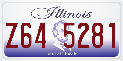 IL license plate Z645281