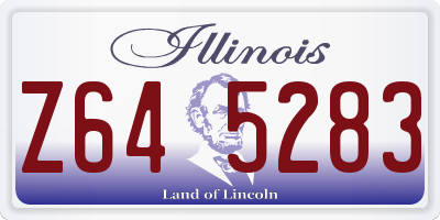 IL license plate Z645283