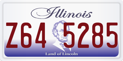 IL license plate Z645285