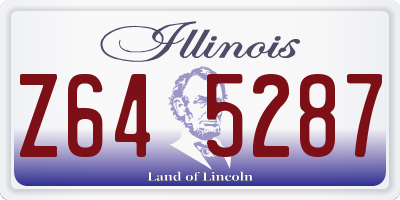 IL license plate Z645287
