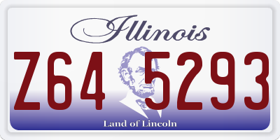 IL license plate Z645293