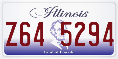 IL license plate Z645294
