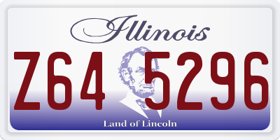 IL license plate Z645296