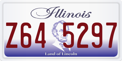 IL license plate Z645297