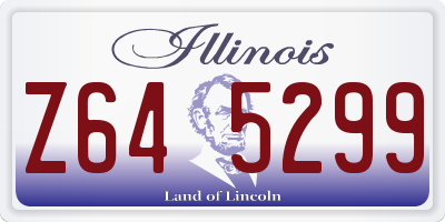 IL license plate Z645299